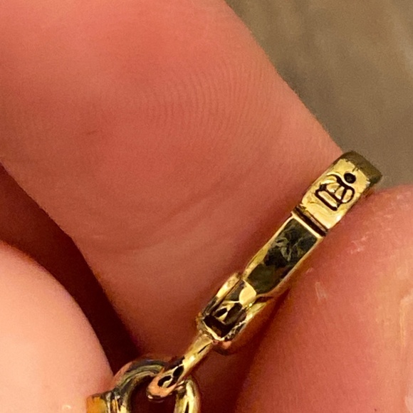 Y2K JUICY COUTURE VINTAGE DYLAN’S CANDY BAR PINK LUCITE HEART CHARM HUGE NEW - Picture 7 of 7